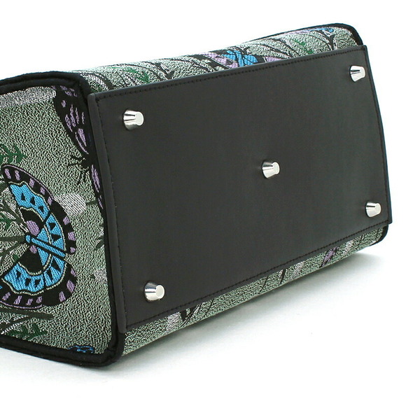 Furla Opportunity Jacquard Leather Tote Bag Beige - Picture 5 of 9